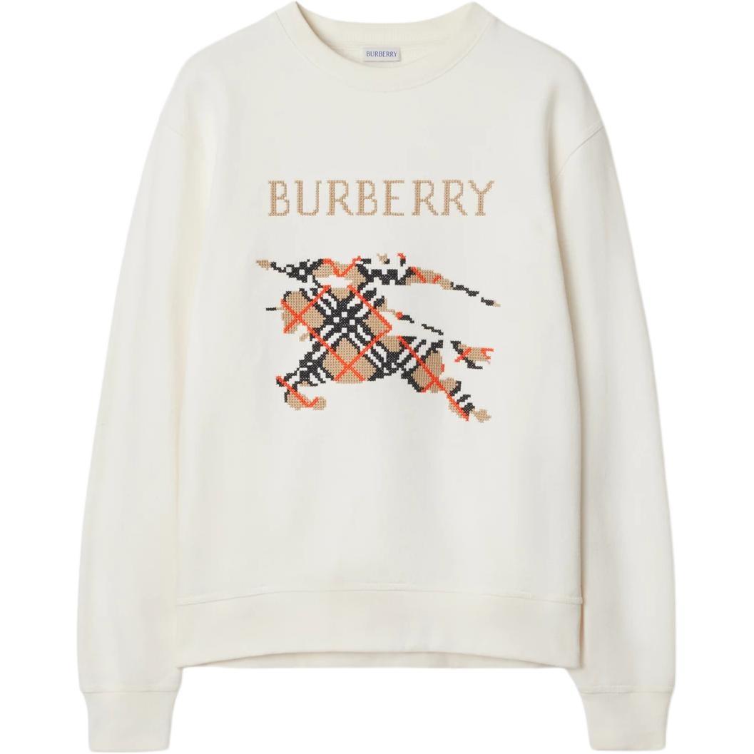 Burberry SS25 Sweatshirt Men`s Chalk White