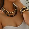 Personalized Double-layer Stacked Bamboo Necklace Set, Women's Versatile Trend Necklace