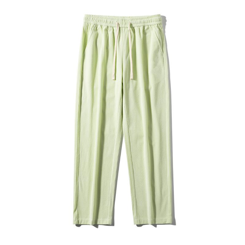 Pants Men's Spring and Autumn New Men's Corduroy Pants Casual Pants Loose Straight Floor Mopping Pants Long Pants Big Goods Main Push