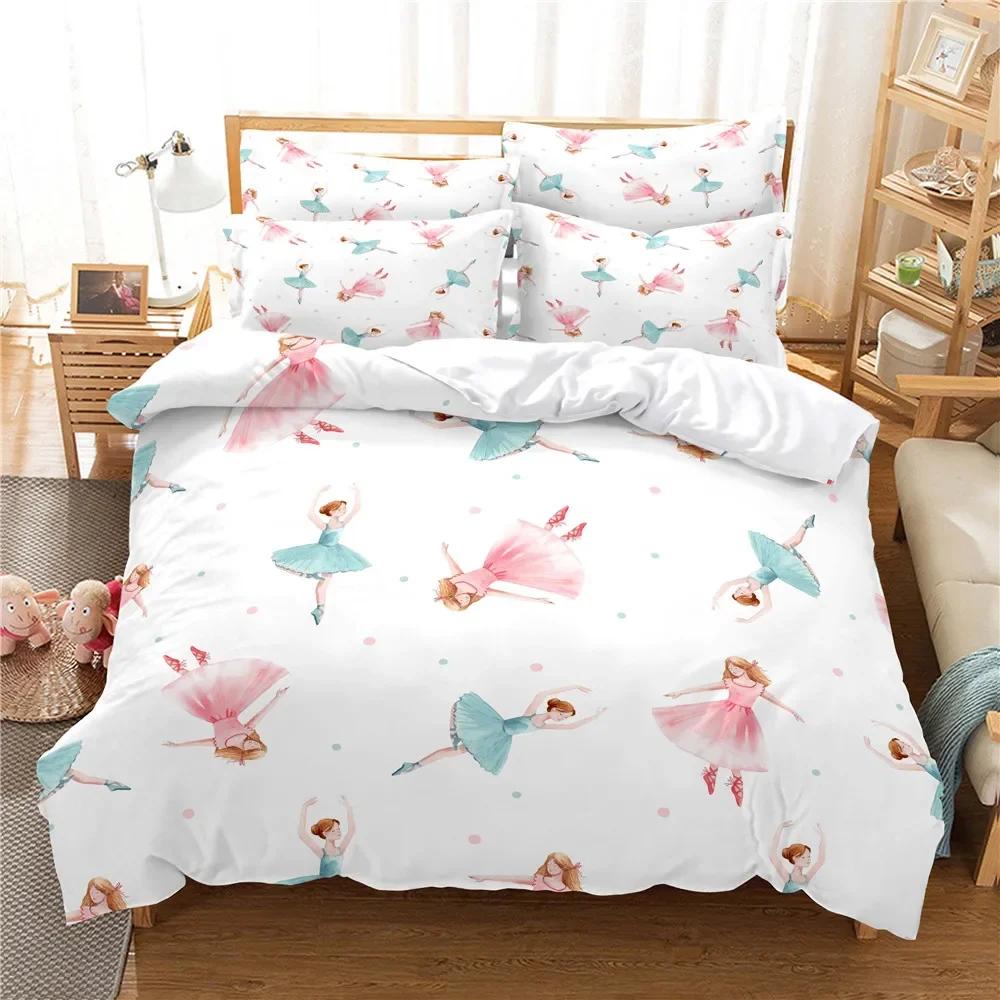 Black And White Milk Pattern Bedding Set Simple Style Soft And Comfortable Duvet Cover Set 3-Piece Children's Duvet Cover Set