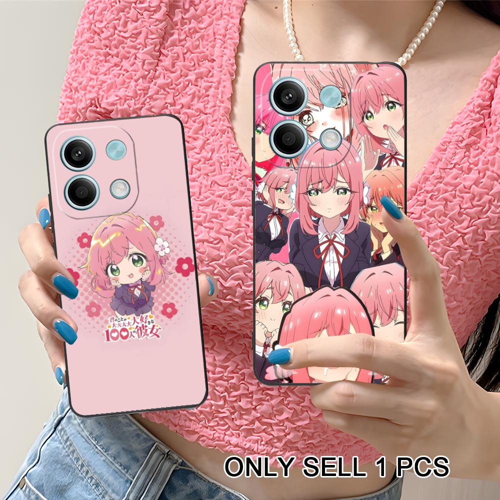 Anime Hakari Hanazono Matte TPU Mobile Phone Case for Xiaomi Redmi 15 14 13 12 A5 3 2 1 C Plus 4G 5G Colorful Printing Cover