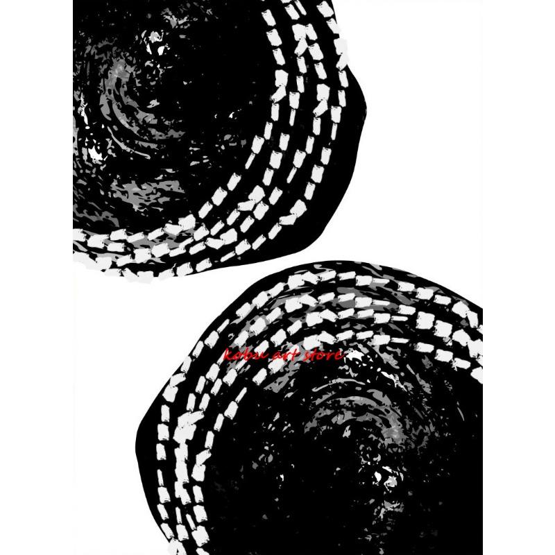 

Черно-белый абстрактный постер принт холст живопись минималистичный современный нейтральный настенный арт картина для гостиной домашний декор 21cm×30cm NoFrame