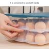 Stackable Home Storage Box Kitchen Refrigerator Egg with Holder Container Lid