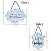 Iron Wall Hanging Retro Wall Decoration Pendant Doorplate Decoration Hanging  Shop