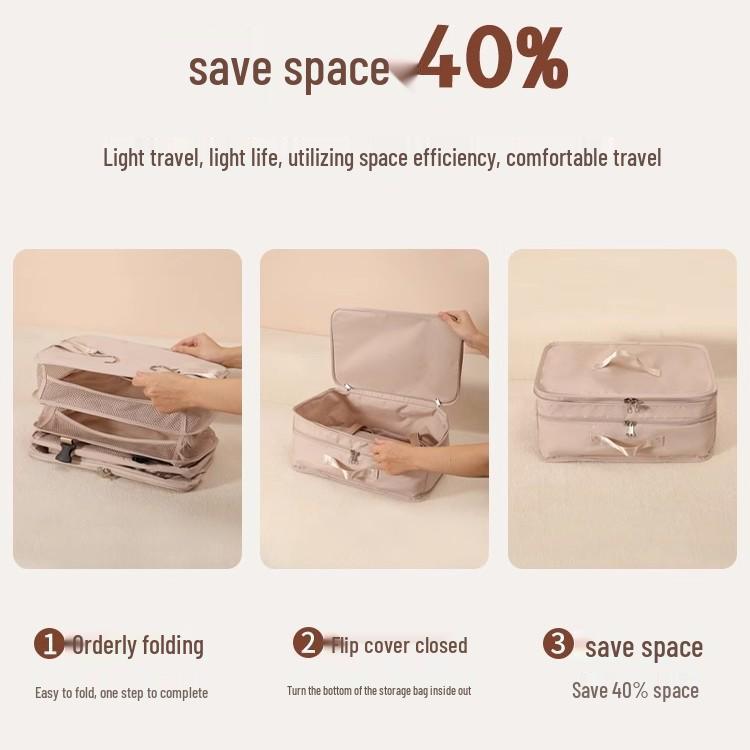 Hangende Reiskledingkast Organizer: Grote capaciteitstas voor kleding & ondergoed