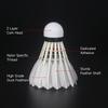 Kunli Badminton Shuttlecocks Duck Feather with Great Durability Stability for Professional Competition Or Training Indoor Sports