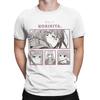 Unisex T-Shirts Hhorimiya Lässige Baumwoll-T-Shirts Kurzarm-T-Shirts Rundhals Kleidung Druck