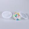 3/20PCS New Organization Plastic Bin Clay Storage Ball Cup With Lids Foam Container