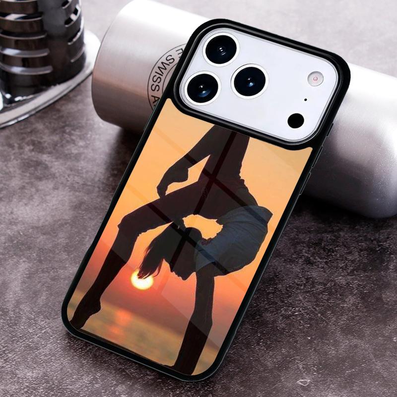 gymnastics silhouette Phone Case for iPhone 17 16 15 Pro Max Air 14 13 12 11 Plus Shockproof Cover