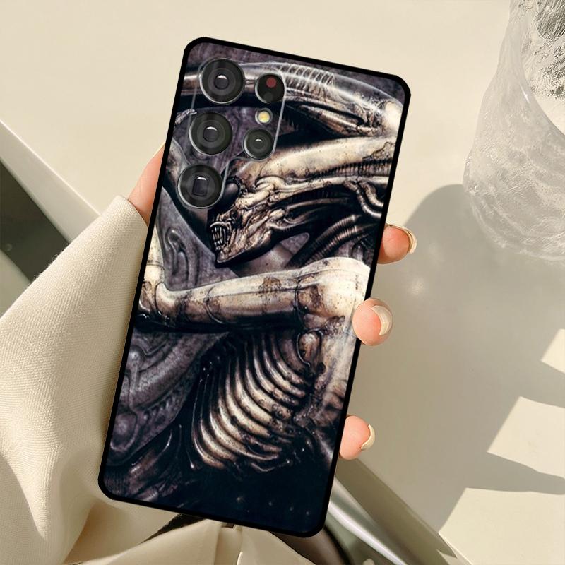 Hr Giger Li II Case For Samsung Galaxy S23 Ultra S21 S22 S24 S25 Ultra S9 S10 Plus S25 FE S20 FE Back Cover
