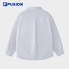 FILA FUSION Striped Loose Fit Long Sleeve Shirt