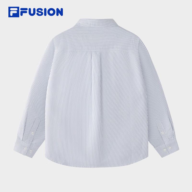 FILA FUSION Striped Loose Fit Long Sleeve Shirt