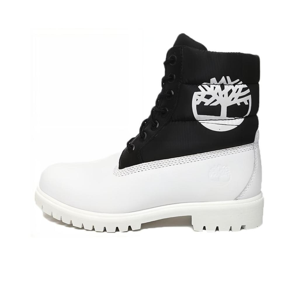 Timberland Breathable Warm Round Toe Lightweight High Top Outdoor Boots Men boots White Black A2BZZ