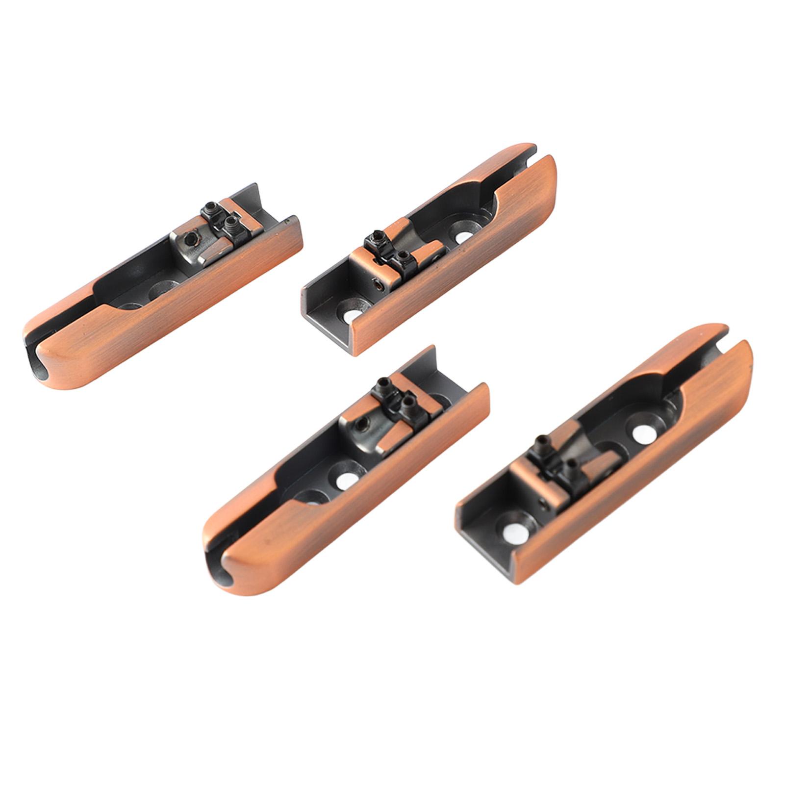 

4Pcs Guitar Bridge String Bridge Metal Instrument Accessory Set Kit for Replacement