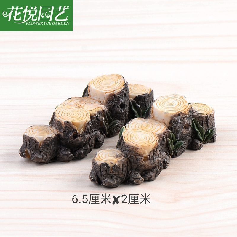 Micro Landscape Decoration Ornament Resin Stump Miniature Micro Landscape Crafts Fashion 1PC