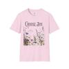 Choose Joy Floral T-Shirt Inspirational Tee Positive Uplifting Shirt Flowers Tee