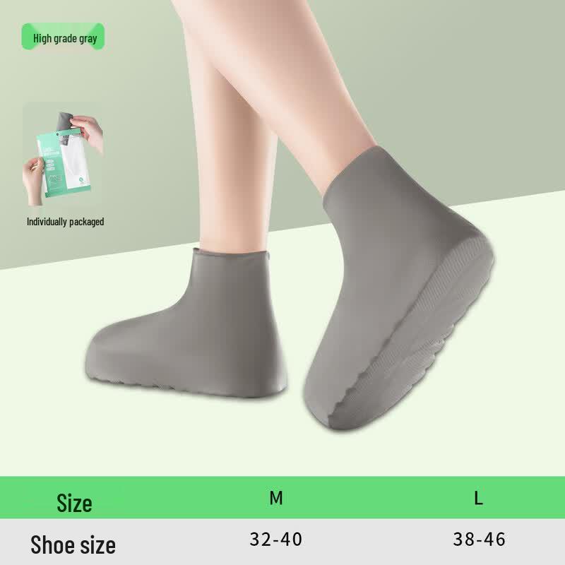 Yilan Reusable Latex Waterproof Shoe Covers 32-40