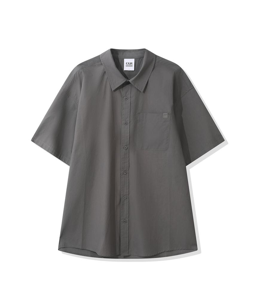 CGP Pocket Short Sleeve Shirt - Charcoal