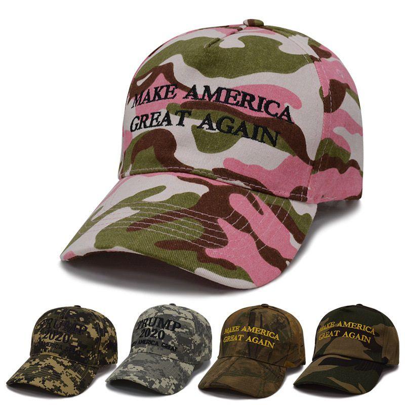 Make Great America Again Donald Trump Hat Digital Camoflage Cap Pink Jungle