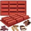 DIY Silicone Rectangle Cake Pan Square Soap Molds Pudding Muffin Loaf Brownie Cornbread Mould