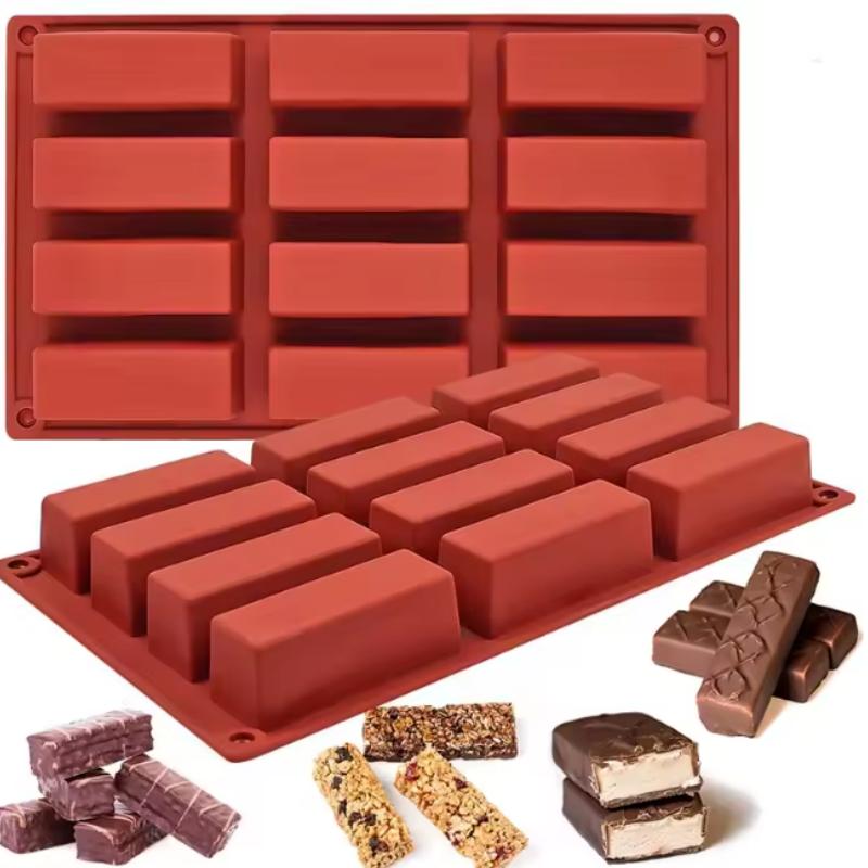 DIY Silicone Rectangle Cake Pan Square Soap Molds Pudding Muffin Loaf Brownie Cornbread Mould