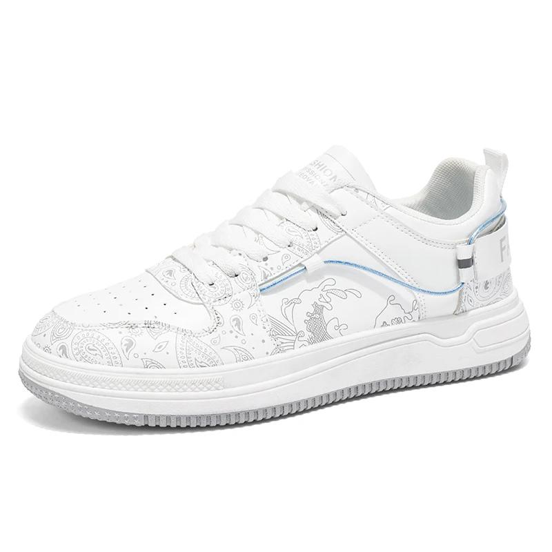 

Fashion Korean Style Casual Sneakers Men Low-top Design Men s Skate Shoes Platform Skateboard Sports Shoes 39 бежевий