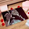 1pc Anime J-Jujutsu K-Kaisen R-Ryomen S-Sukuna Absorbent Mats Anti-Slip Mats Home Decor Supplies Carpets Home Kitchen Floor Mats