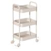 Small Trolley Multi-Layer Mobile Storage Rack for Kitchen, Bedroom, Bathroom, Snacks, Living Room, and Toilet Floor Storage