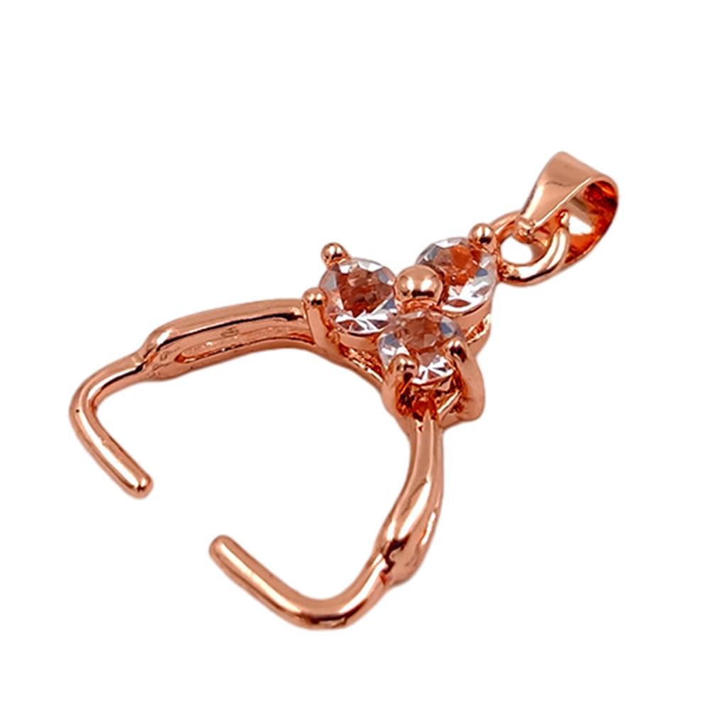 Pendant Pinch Clip Bail Clasp Connector Pendant Pinch Metal Pendant Clasp Jewelry Parts for DIY Necklace Jewelry Making