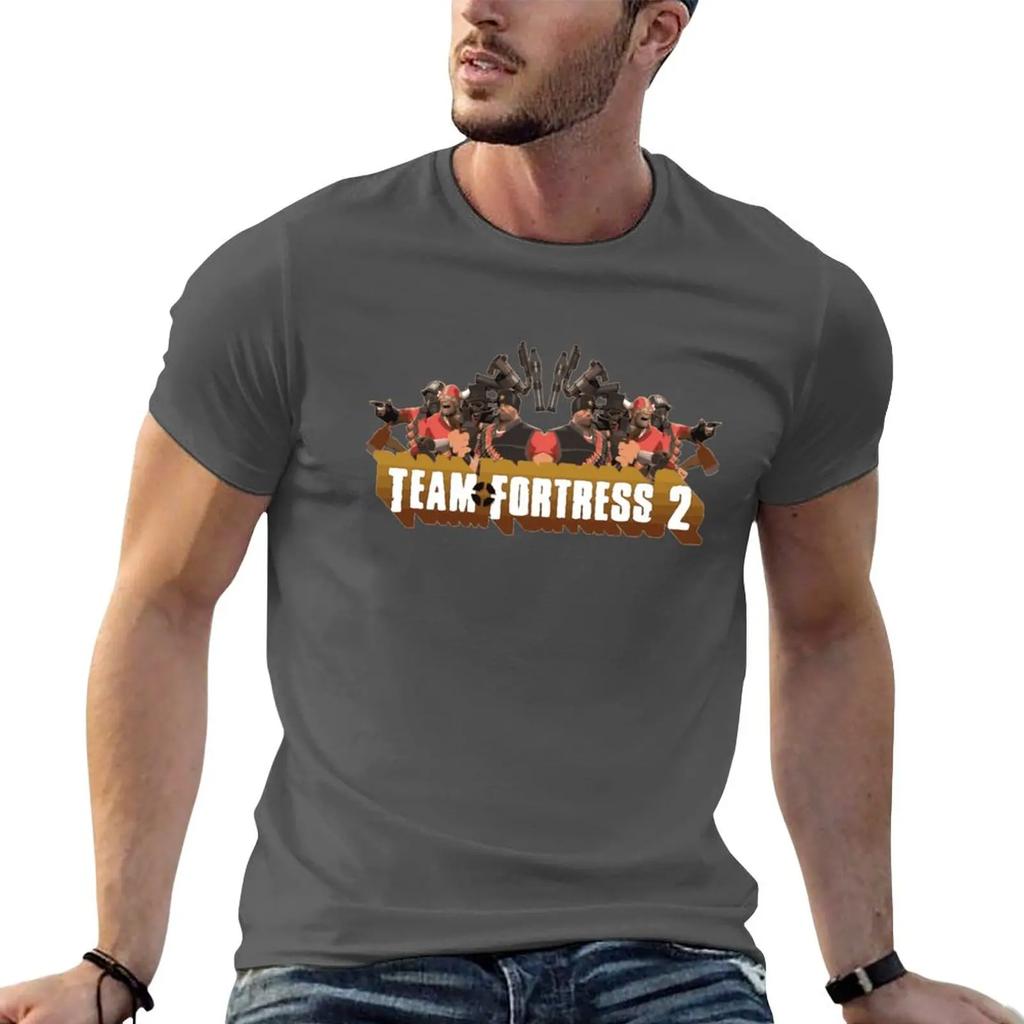 Team Fortress 2 Poster T-Shirt tops shirts graphic tees slim fit t shirts for