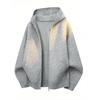 Unisex Hooded Knit Cardigan Sweater Long Sleeve Warm Casual Pullover Winter