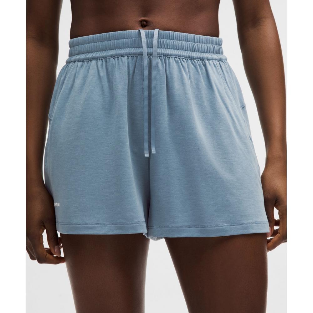 Lululemon Jersey Training Super High Rise Lined Short 2  Steel Blue