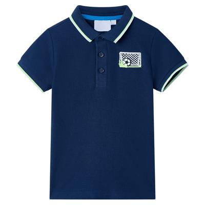 Koszulka Dziecięca Polo, Granatowa, 128