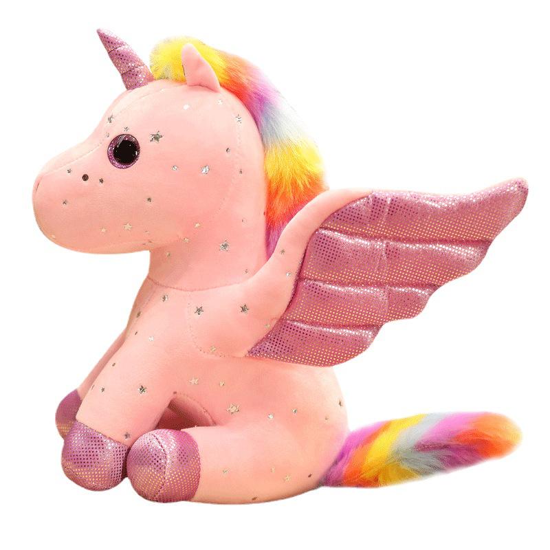 Angel Unicorn Plush Backpack Keychain Pendant Gift