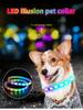 Led Dog Collar Pet Dog Collar Night Puppy Pet Cats Collars Glowing Luminous USB Rechargeable Night Safety Flashing Glow Color