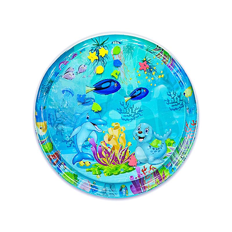 Douyin Cartoon Pet Inflatable Water Mat - Scratch-Resistant and Thickened for Cats