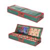 Christmas Gift Wrap Organizer Waterproof Storage Bag For Holiday Decorations And Craft Supplies With Handles