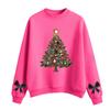 Women's Fashion Casual Round Neck Long Sleeve Christmas Printed Sweatshirt