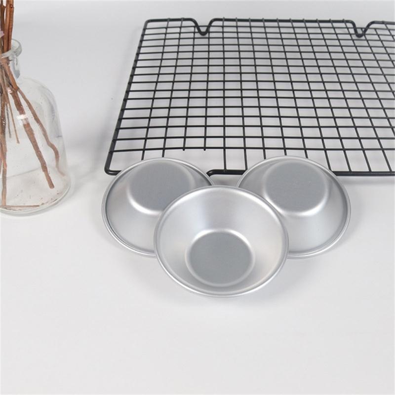 10 PCS Tart Pans Mini Molds Pastry Mold Aluminum Alloy Material Eggs Tart Molds Small Cupcake Mold Gift for Baking Lover