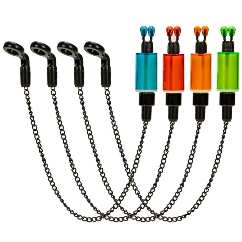 2pcs Carp Fishing Swingers Alarm Swingers Chain Indicator Carp Bites Indicator Fishing Tackle Bites Alarm Bobbins Hanger