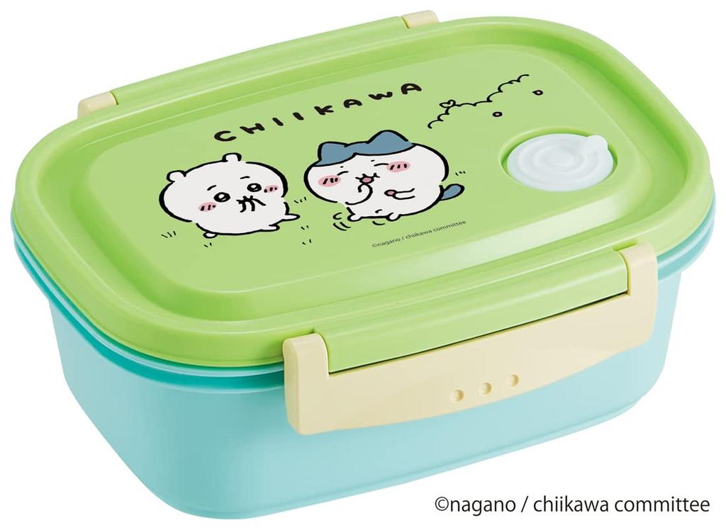 Skater Chiikawa Medium Bento Storage Made in Box, 550ml, Microwaveable, Sealable, Container, Japan, XPM4-A
