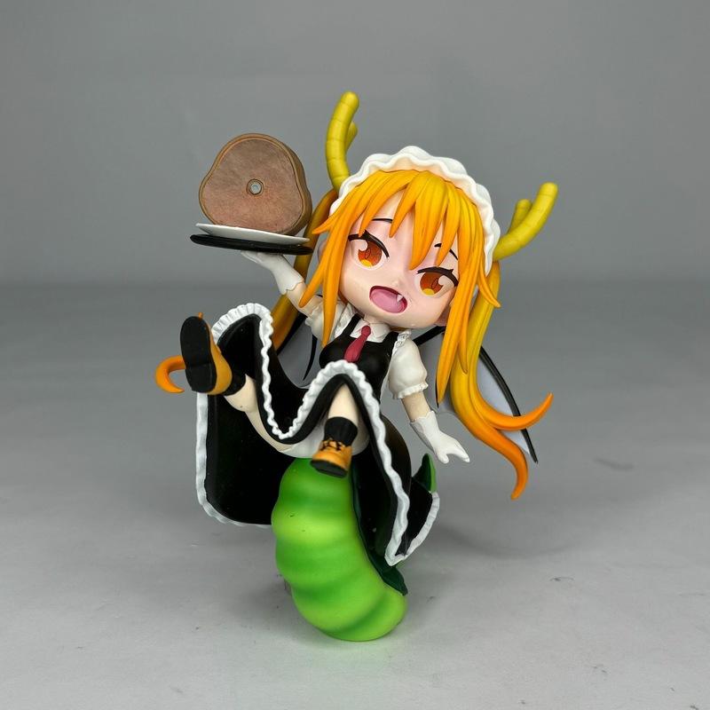 Miss Kobayashi S Dragon Maid Tohru Q Version Pvc Figure Boxed Collectible Desktop Statue Decoration For Anime Fans And Otaku