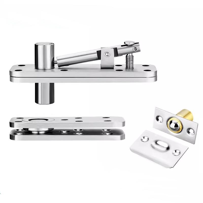 Stainless Steel Rotating Axis Sky Axis Wooden Hinge Invisible Door Up And Down Secret Hinge Door