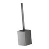 Toilet Bowl Brush Holder Set Comfortable Grip Modern with Stand Standing Long