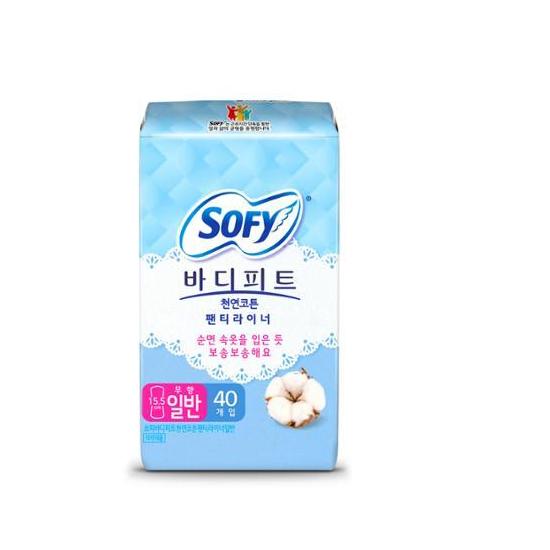 

Sophie Body Fit Natural Cotton Liner, Unscented, 40 Pieces