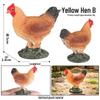 Animal Model Ranch Set: Chicken, Dog, Cow, Sheep, Horse Miniature Toy Scene