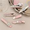 5/6Pcs Sweet Galaxy Pink Hairpins Heart Shape Barrettes Fashion Hair Accessories  for Women Girls