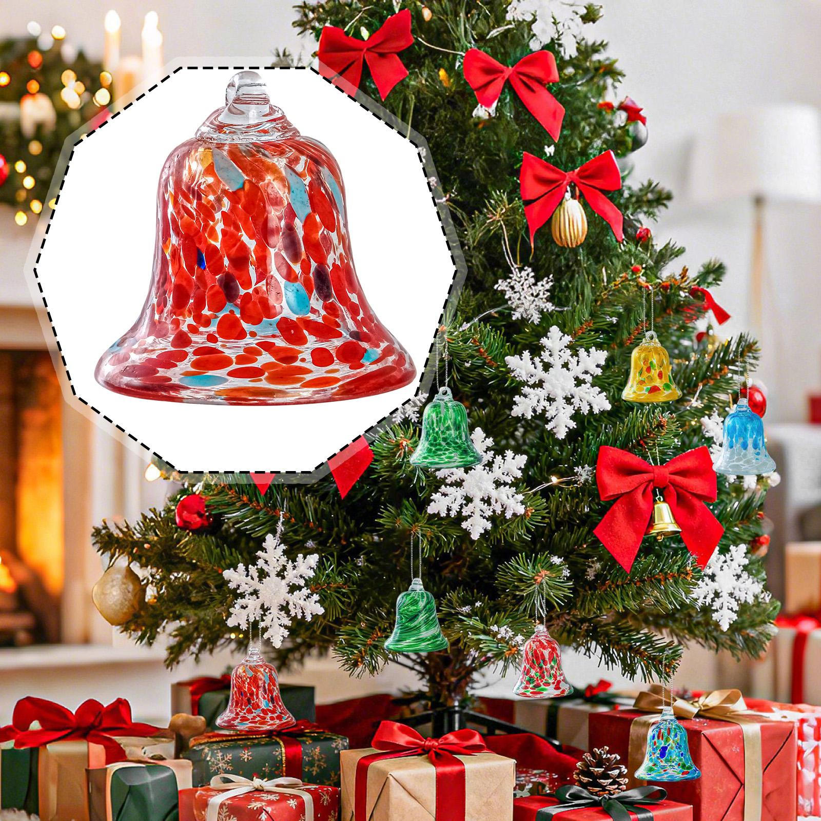 

Christmas Bell Ornament Charm Pendant Tree Hanging for Door червоний