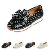 Women's Polka Dot Flats for Fall Casual Daily Wear