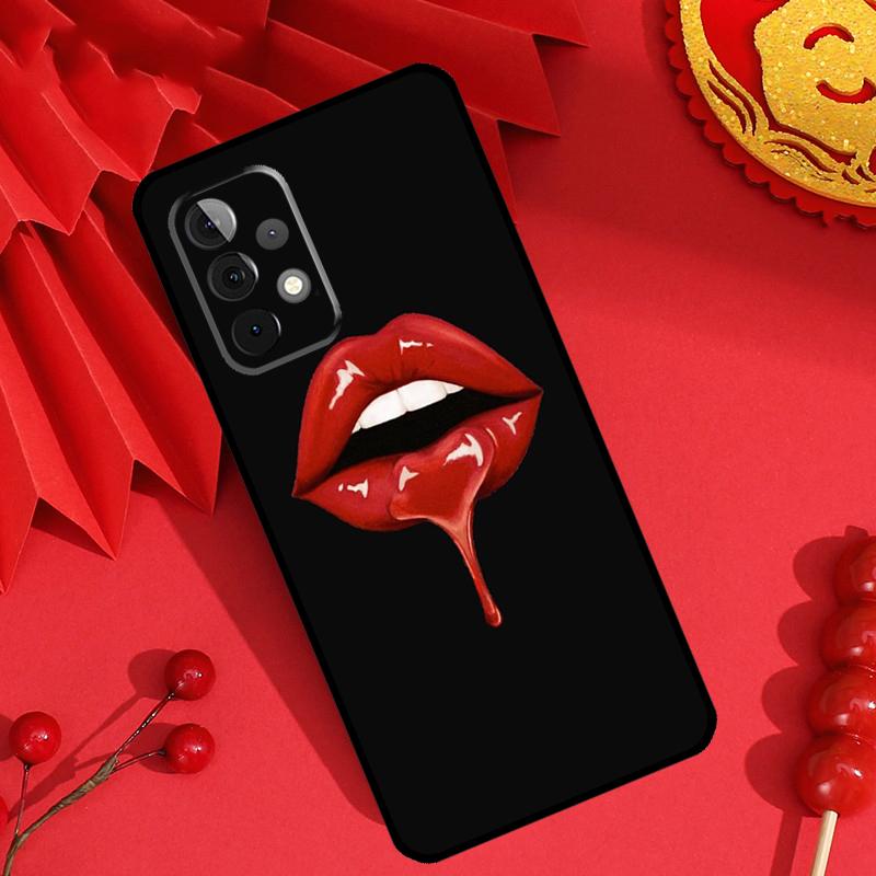 Sexy Lips KISS Case For Samsung Galaxy M13 M14 M12 M11 M15 M06 M16 M36 M56 M31 M53 M32 M52 M35 M55 M34 M54
